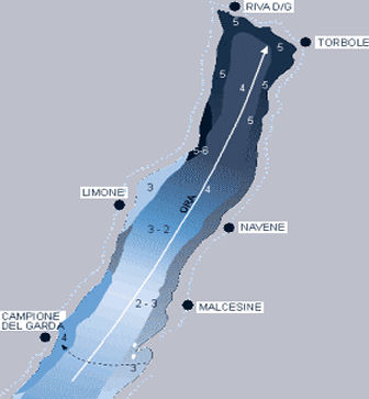 nachmittag windsurfen gardasee